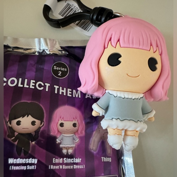 Wednesday Figural Bag Clip, Enid Sinclair - Picture 4 of 6